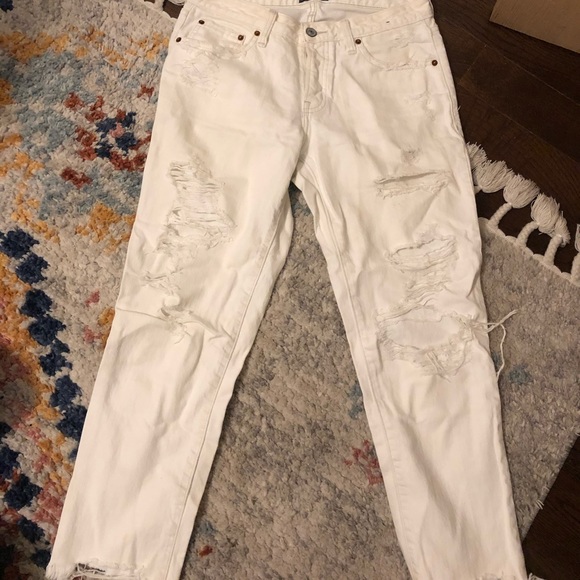 Abercrombie dipped white jeans - Picture 1 of 3